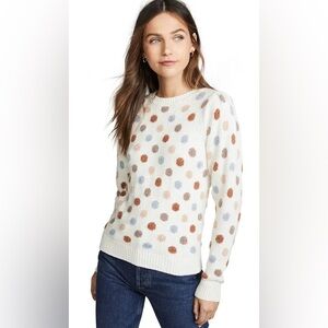 Rebecca Taylor La Vie Jacquard Polka Dot Sweater